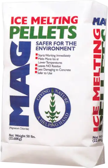 Ice-Mag® Magnesium Chloride Pellets 50 lb Bag - 48 per pallet - Blended Ice Melter